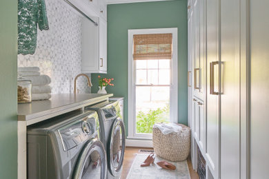 Example of a laundry room design in Other