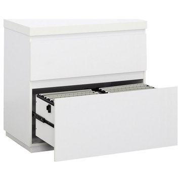 Sauder Northcott Engineered Wood Lateral File in White Finish