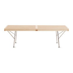 Nelson Platform Bench, Metal Leg - Products