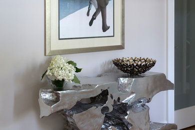 Example of a trendy home design design in New York