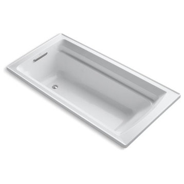 Kohler Archer 72" X 36" Drop-In Bath, White