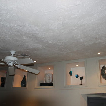 Niches and shelves to display art, all constructed by MH Construction