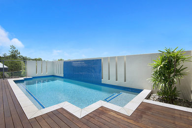 Moderner Pool in Brisbane