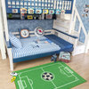 Soccer Solid Field Ground Kids Play Area Rug Anti Skid Backing, 2'2"x3'