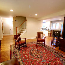 Basement stairway open