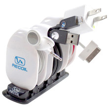 Modern Cable Management Recoil Automatic Cord Winders - MML Combo Pack