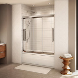 Fleurco Banyo Treviso Tub 60 Frameless In-Line Sliding Door ETR060 - Bath Products