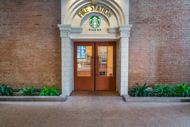 Foto di un ingresso o corridoio moderno di medie dimensioni
