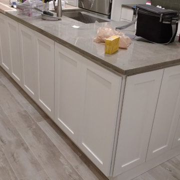 cabinets and stain work