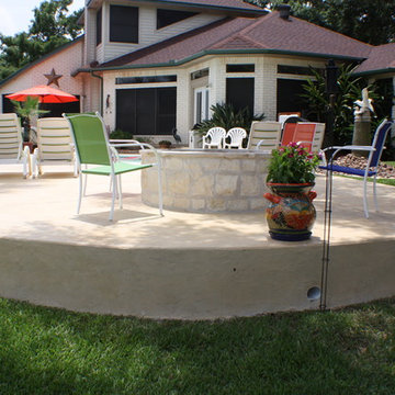 Sawyer Fire Pit w/ Stamp and Color