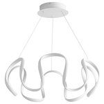 Oxygen Lighting - Cirro 28" Pendant, White - Stylish and bold. Make an illuminating statement with this fixture. An ideal lighting fixture for your home.