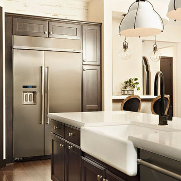 Classic Style Color Combo Kitchen Makeover in Irvine, CA