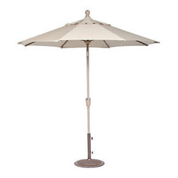 Christy Sports 7.5' Push Tilt Market Umbrella Forest Green - Outdoor Umbrellas