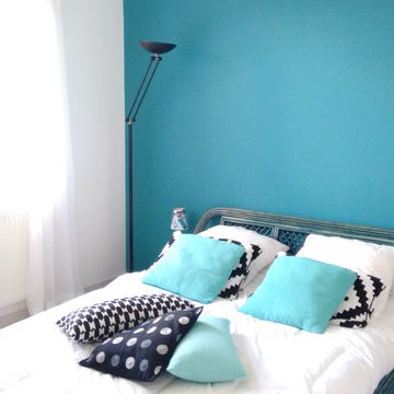 Un bleu profond pour votre chambre