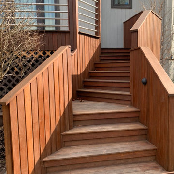 Ipe Deck Restoration Project (Staircase detail)