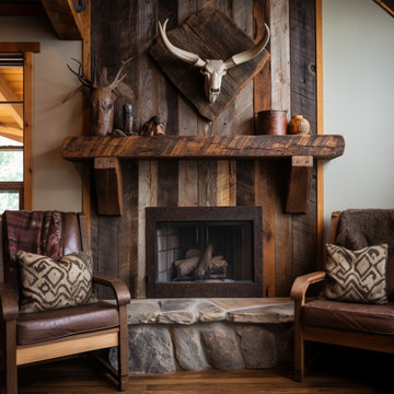Gorgeous Fireplace Mantels with Wooden Corbels