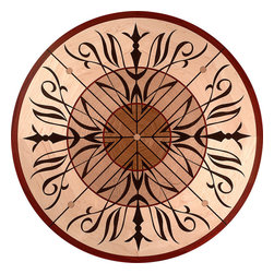 Oshkosh Designs - Versailles Wood Medallion - Floor Medallions And Inlays