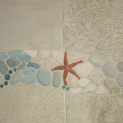 Fun Eclectic Shower Border - Tile Murals