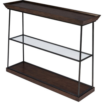 Hunt Country Console - Natural Dark Brown, Small