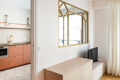 Idée de décoration pour une véranda design.