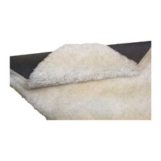 La Rug Snowy Shag 5' X 7' 3" Area Rugs With White Finish SN-51 0573