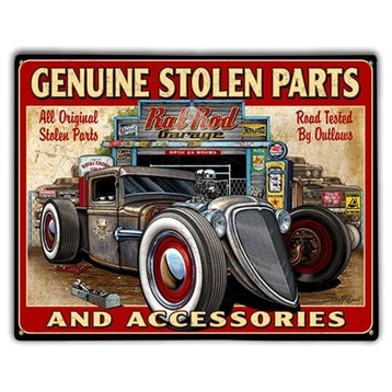 Genuine Stolen Parts, Classic Metal Sign