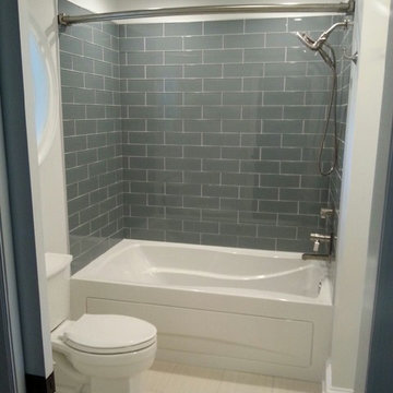 Stunning Glass Tile Master Bath Remodel