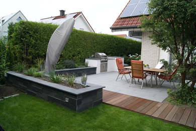 Contemporary patio in Hanover.