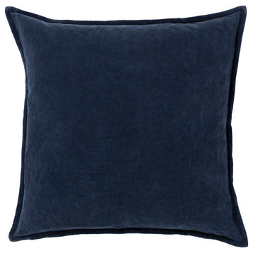 Cotton Velvet Pillow Cover 22x22x0.25