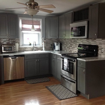 Grey Shaker Kitchen Cabinets