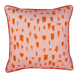 Markless Design - Brushstroke Print Cushion - Scatter Cushions