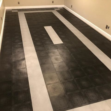 Home Gym Flooring over Carpet