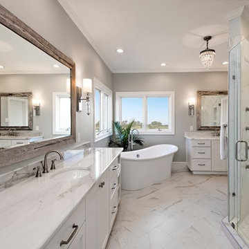 Reclaimed Wood Accent Bathroom