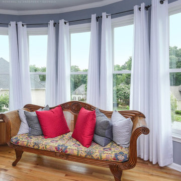 Elegant Bedroom with Double Hung Windows - Renewal by Andersen Georgia