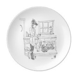 Le Chef-Cooking with Mama Plate - Dinner Plates