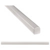 Universal Light Gray 1/2" x 12" Cast Stone Pencil Liner Wall Tile (Set of 5)