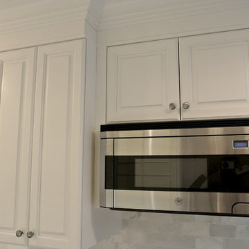 White Prewar Kitchen with Custom Cabinetry