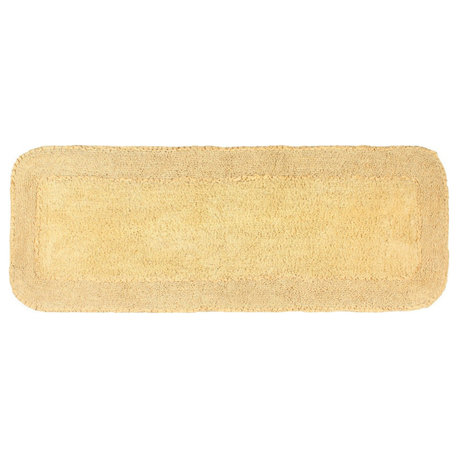 Radiant Collection Bath Rug Set, Machine Wash, 21x54" Runner, Yellow