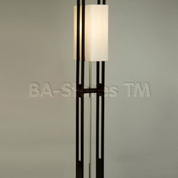 Helsinki Floor Lamp in Dark Brown - Floor Lamps