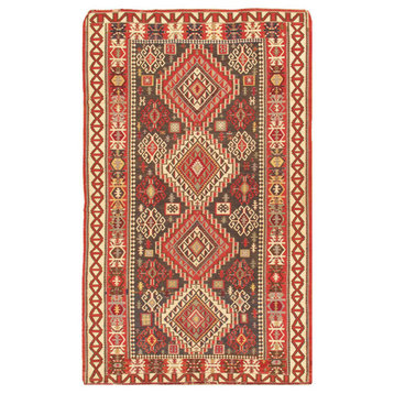 Kilim Collection Hand-Woven Flat Weave Area Rug, 7'2"x11'3"