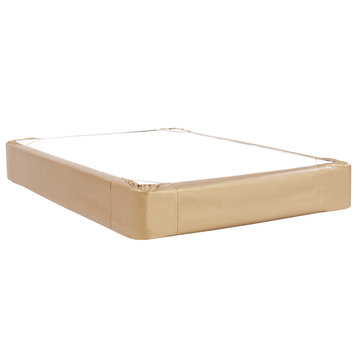 Luxe Gold Full Boxspring Cover, Bronze