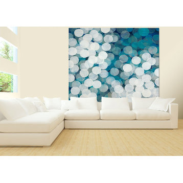 Head In The Clouds Fine Art Giant Canvas Print, Blue, White, 54"X54"