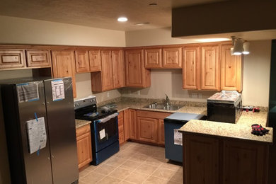 Trendy home design photo in Salt Lake City