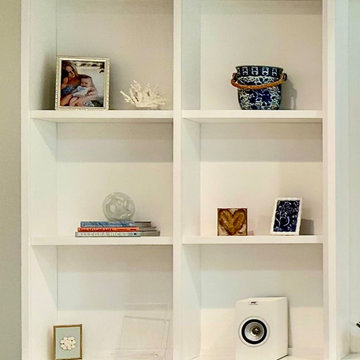 Custom Living Room Built-In Cabinets with Display Shelving - Jacksonville, FL