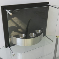 "NoHo" Wall Mounted Ventless Ethanol Fireplace - Indoor Fireplaces