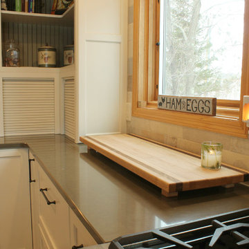 Turtle Lake Expanded Cabin Kitchen