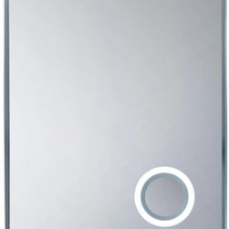 James Martin Levitate 29"" Mirror in Plated Nickel - Bathroom Mirrors