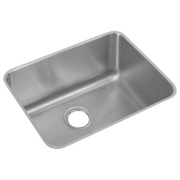 Elkay Lustertone Stainless Steel 1-Bowl Undermount Sink, Lustertone