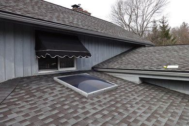 Inspiration for a modern exterior home remodel in New York