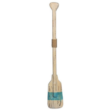 Wooden Herring Cove Squared Rowing Oar With Hooks, 24''